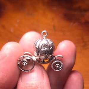 9.25 Sterling Silver Disney Cinderella Pumpkin Carriage Charm